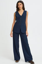 Navy Blazer Abigail Longline Waistcoat