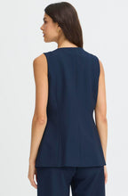 Navy Blazer Abigail Longline Waistcoat