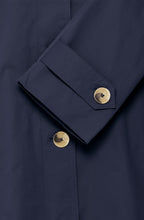 Navy Blazer Belted Mac