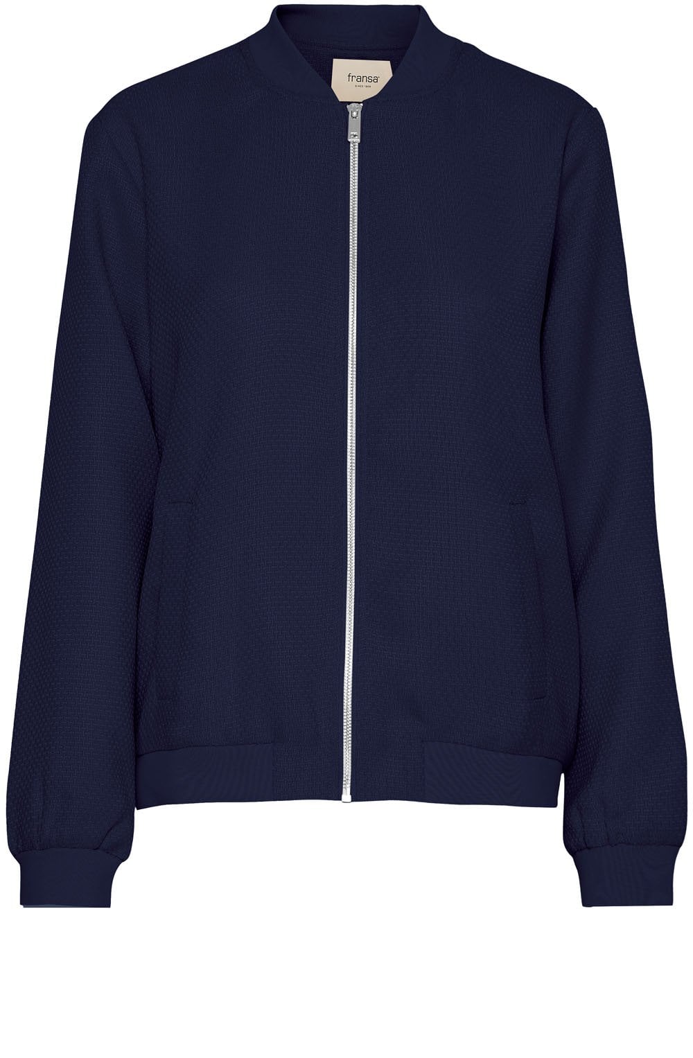 Navy Blazer Bomber Jacket
