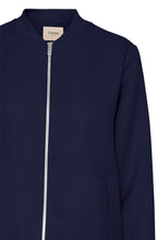 Navy Blazer Bomber Jacket