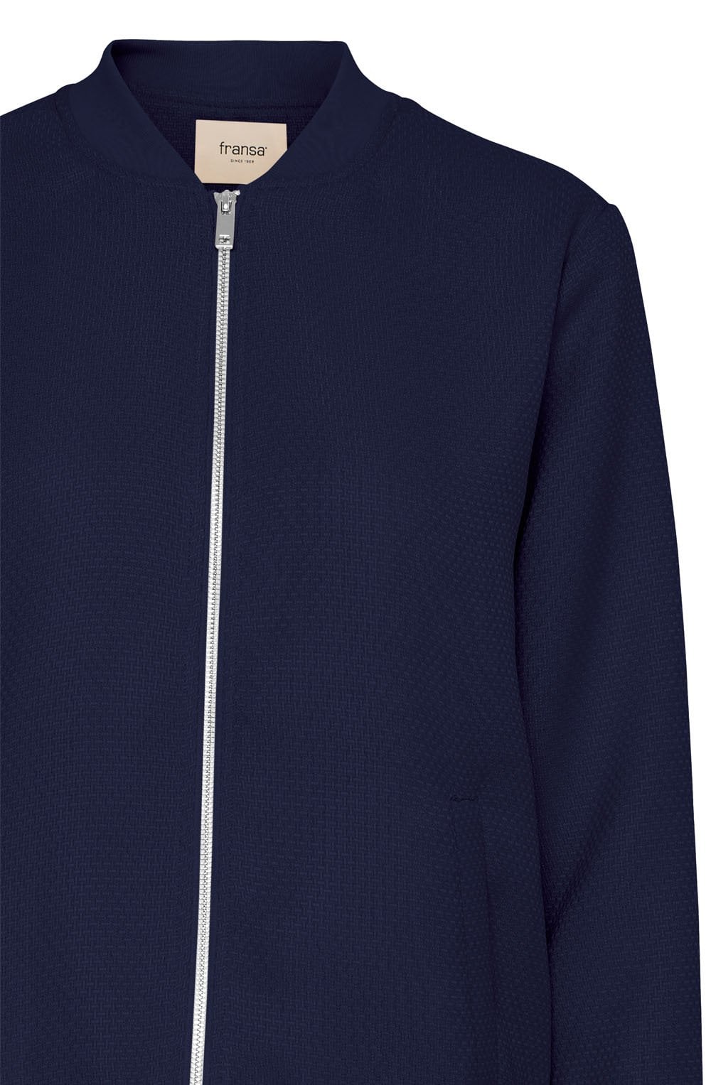 Navy Blazer Bomber Jacket