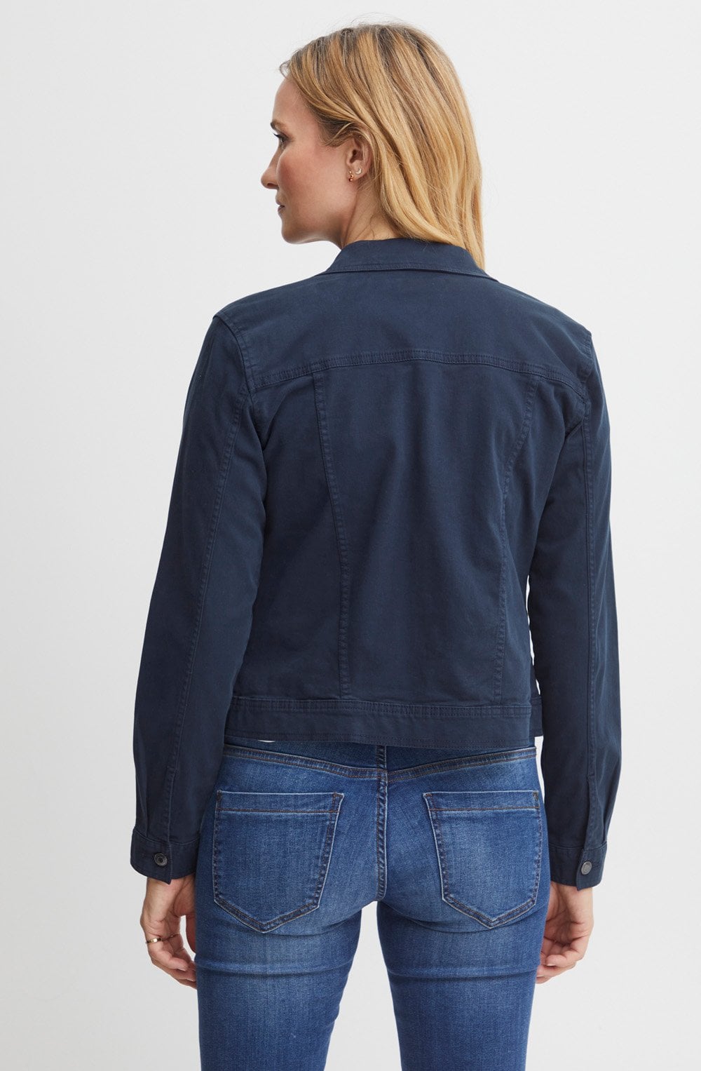 Navy Blazer Denim Jacket