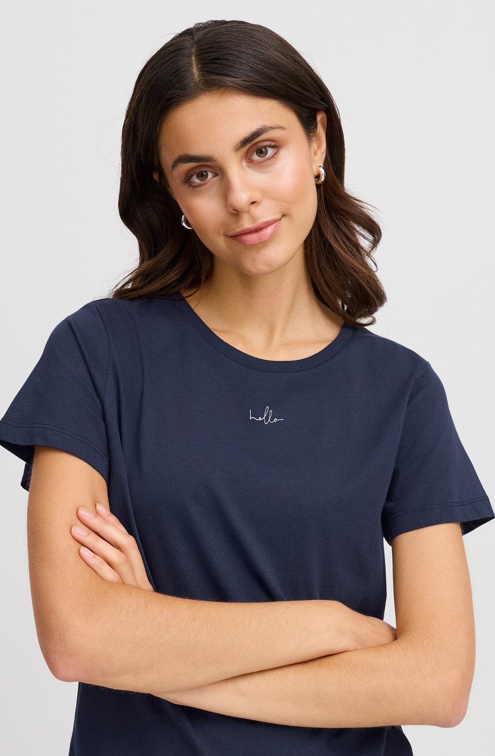 Navy Blazer Hello T Shirt