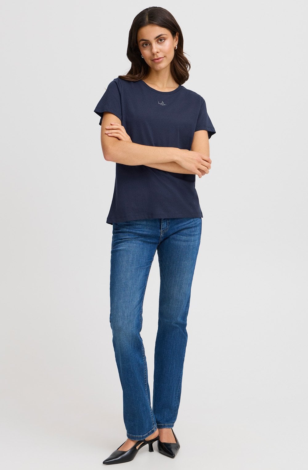 Navy Blazer Hello T Shirt