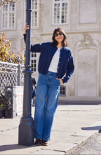 Navy Blazer Minimalist Cardigan