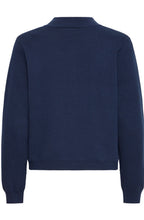 Navy Blazer Minimalist Cardigan