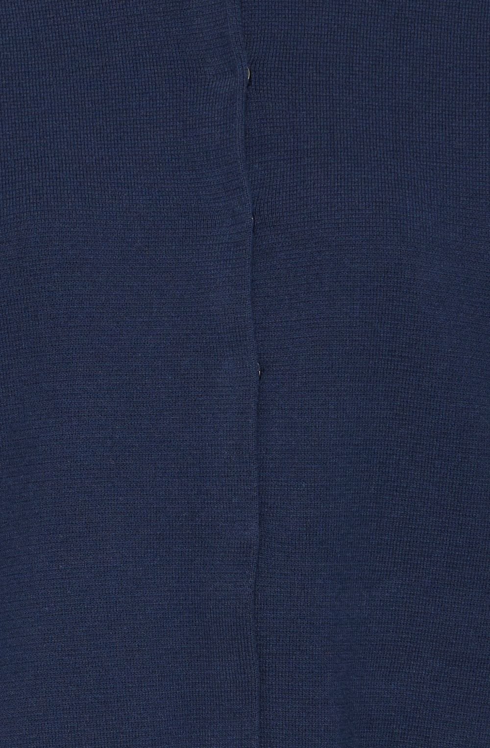 Navy Blazer Minimalist Cardigan