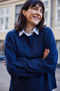 Navy Blazer Polly Knit jumper