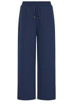 Navy Blazer Priya Textured Jersey Trousers