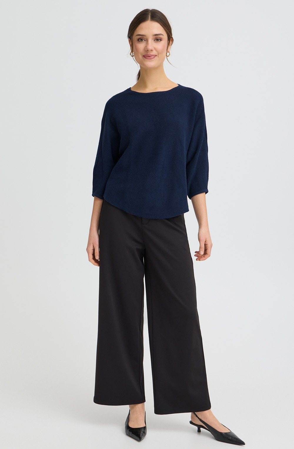 Navy Blazer Sinja Batwing Jumper