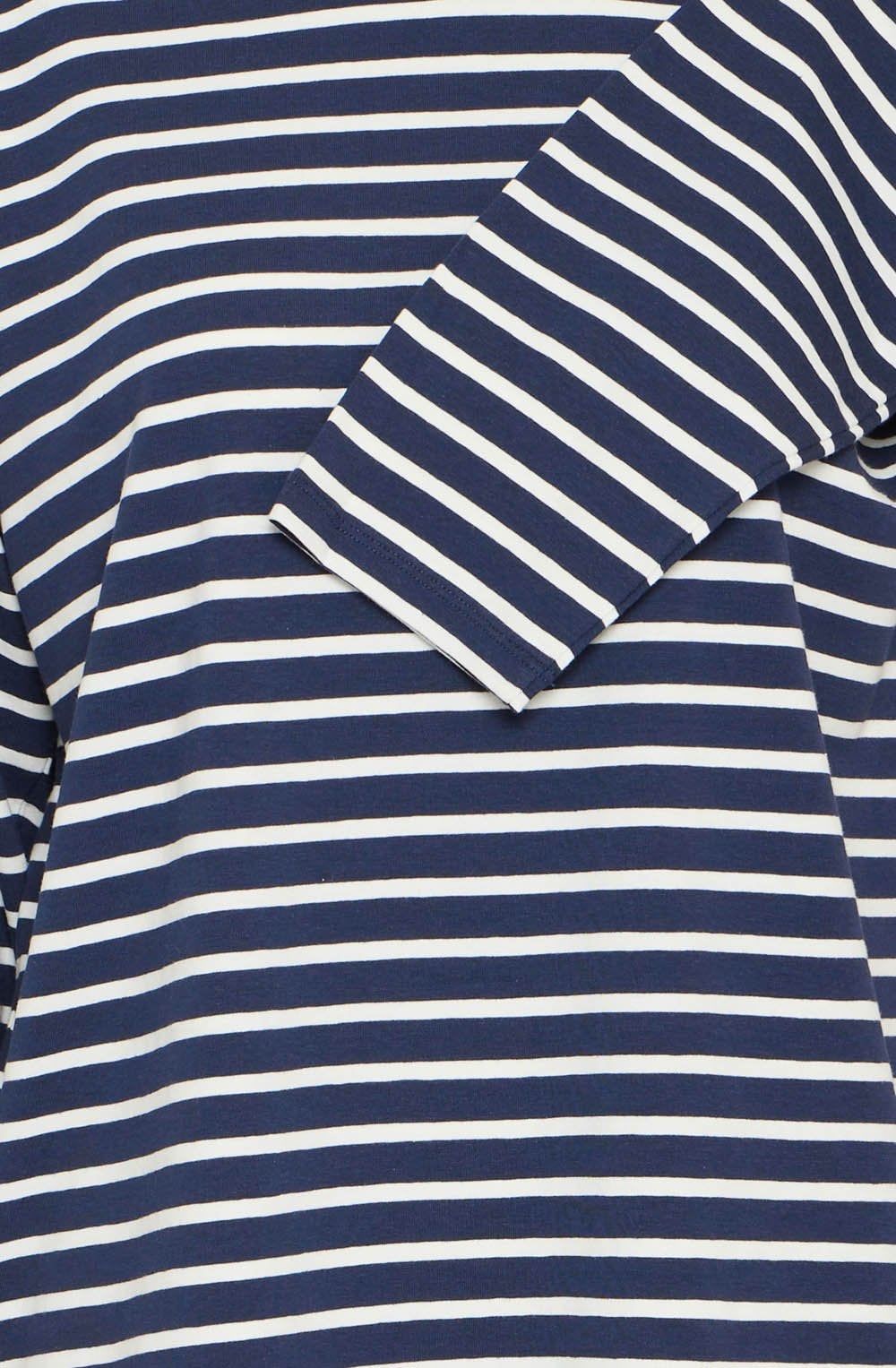Navy Blazer Striped Top