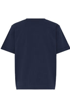 Navy Keep Shining Motif T Shirt