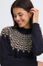 Night Sky Patterned Chest Jumper