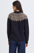 Night Sky Patterned Chest Jumper
