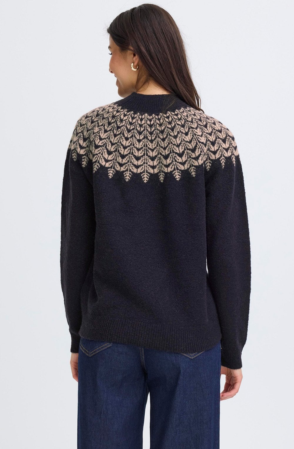Night Sky Patterned Chest Jumper