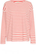 Poinsettia Striped Top
