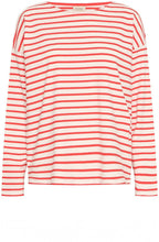 Poinsettia Striped Top