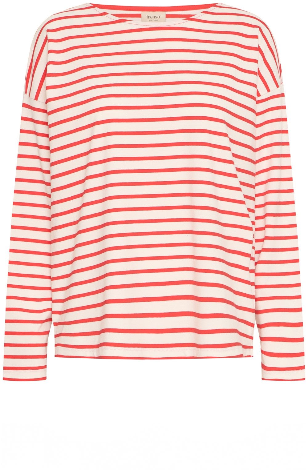 Poinsettia Striped Top