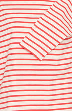 Poinsettia Striped Top