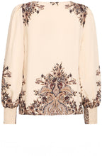 Pumicestone Beige Paisley Blouse