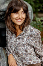 Pumicestone Black and Fudge Paisley Shirt