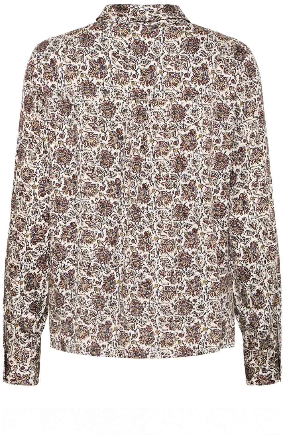 Pumicestone Black and Fudge Paisley Shirt