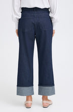 Raw Blue Deep Turn Up Chicago Jeans