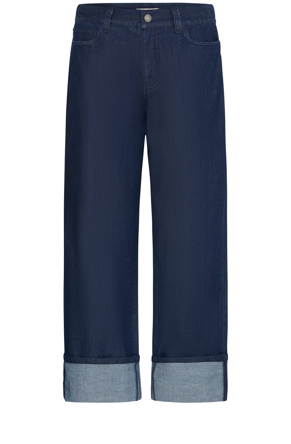 Raw Blue Deep Turn Up Chicago Jeans