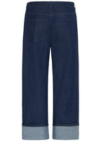 Raw Blue Deep Turn Up Chicago Jeans