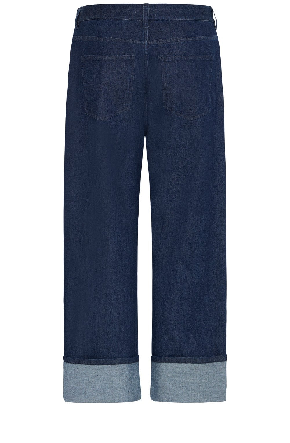 Raw Blue Deep Turn Up Chicago Jeans