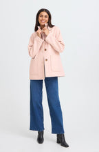 Rose Smoke High Collar Willa Coat