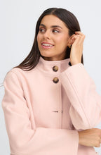 Rose Smoke High Collar Willa Coat