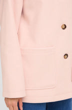 Rose Smoke High Collar Willa Coat