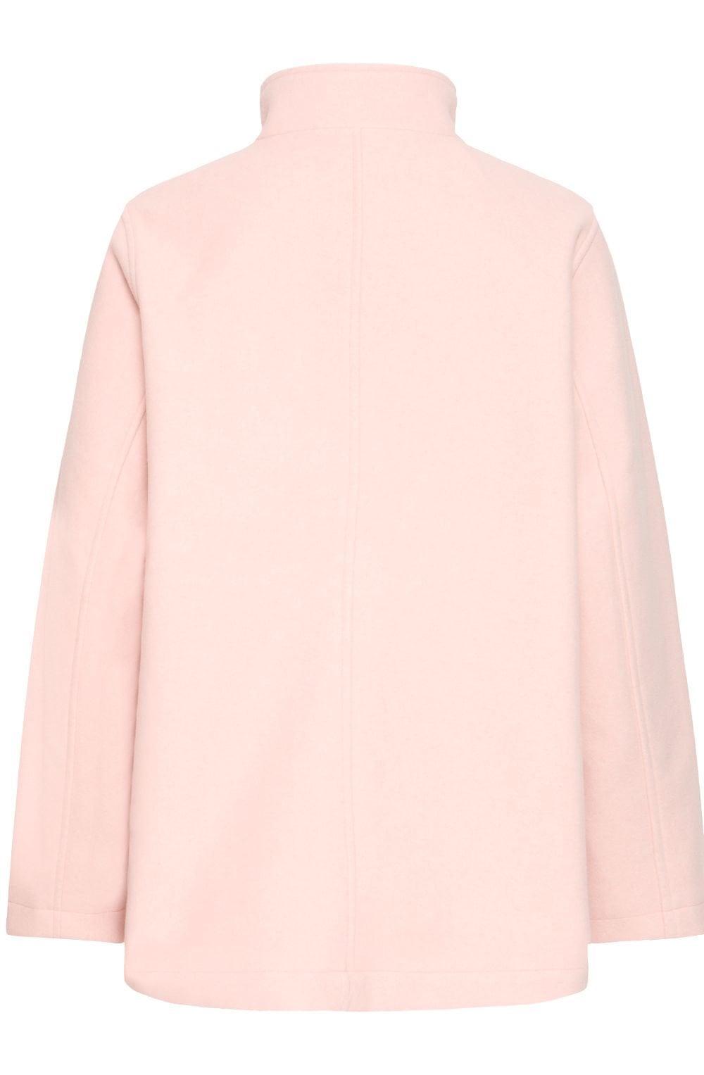Rose Smoke High Collar Willa Coat