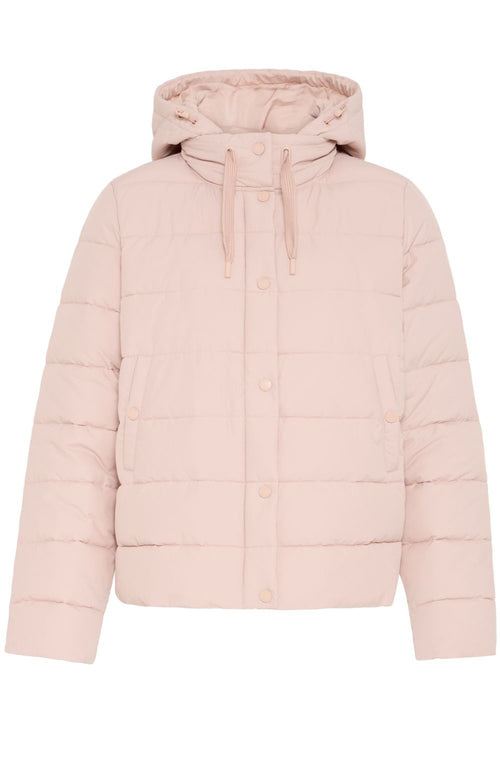 Rose Smoke Short Puffer Coat
