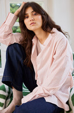 Rose Smoke Striped Zashirt Shirt