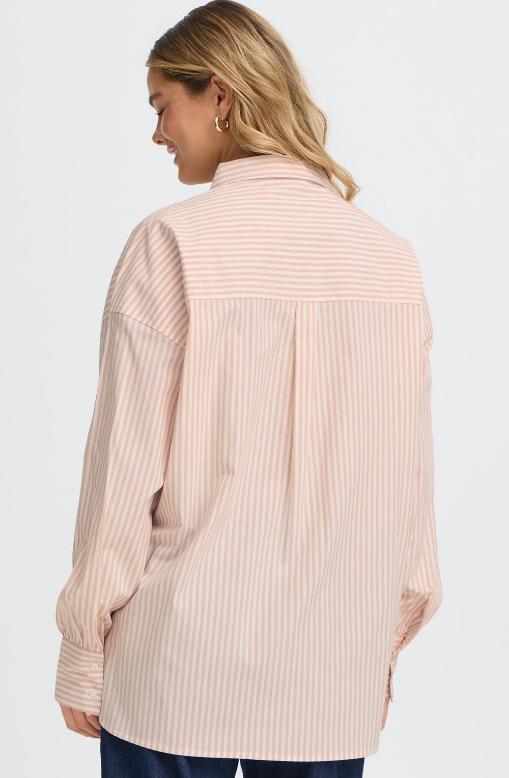 Rose Smoke Striped Zashirt Shirt