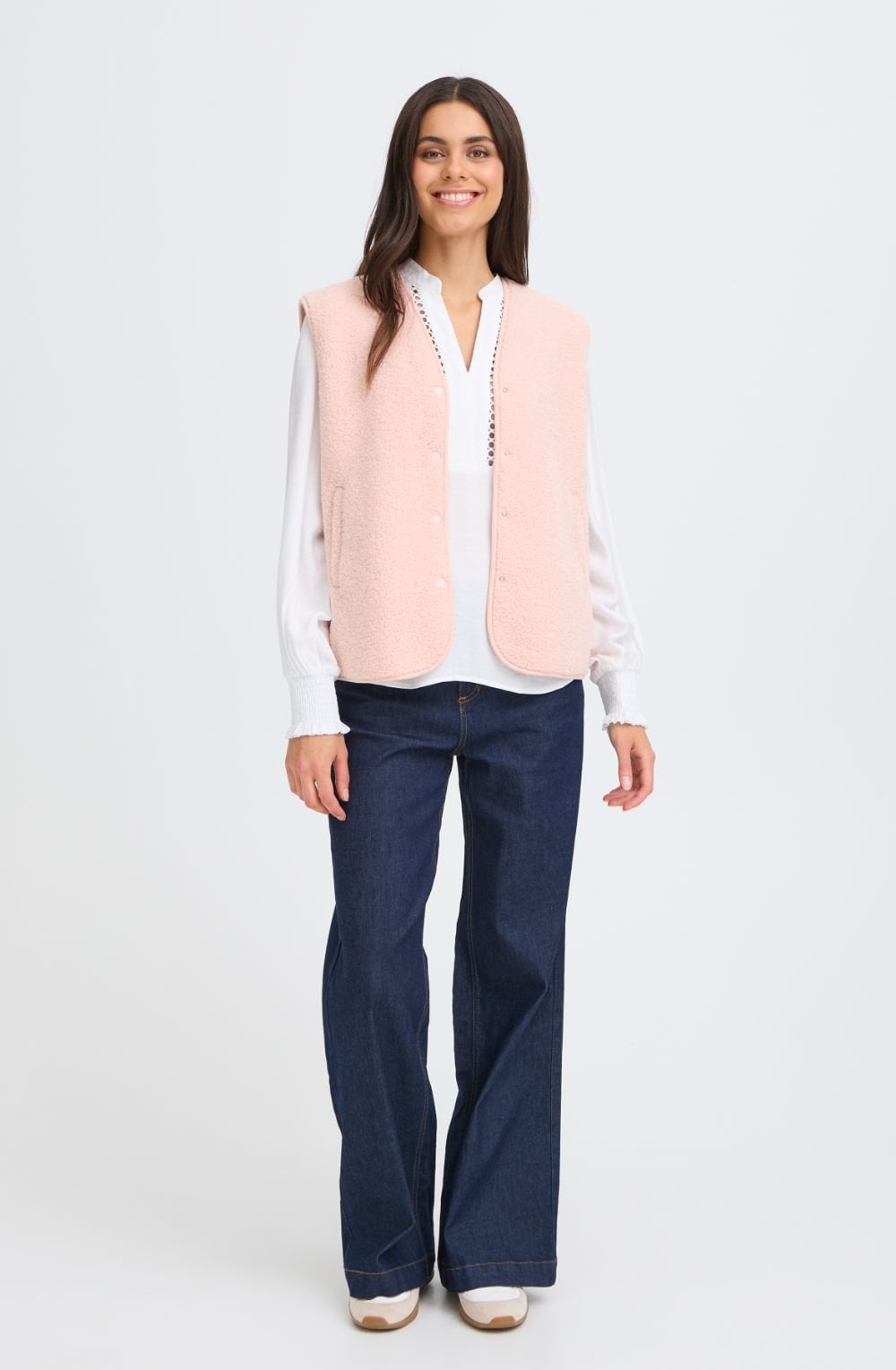 Rose Smoke Teddy Waistcoat