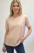 Rose White Heart Embroidered Tala T Shirt