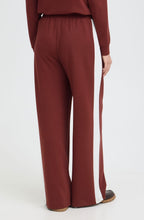 Rum Raisin Luxury Jersey Wide Leg Trousers