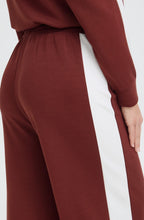 Rum Raisin Luxury Jersey Wide Leg Trousers