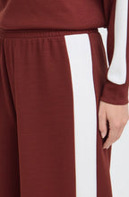 Rum Raisin Luxury Jersey Wide Leg Trousers