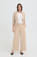 Savannah Tan Wide Leg Ankle Length Trousers