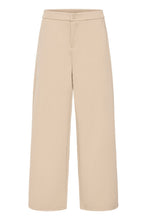 Savannah Tan Wide Leg Ankle Length Trousers