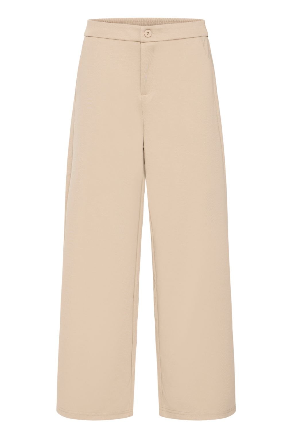 Savannah Tan Wide Leg Ankle Length Trousers