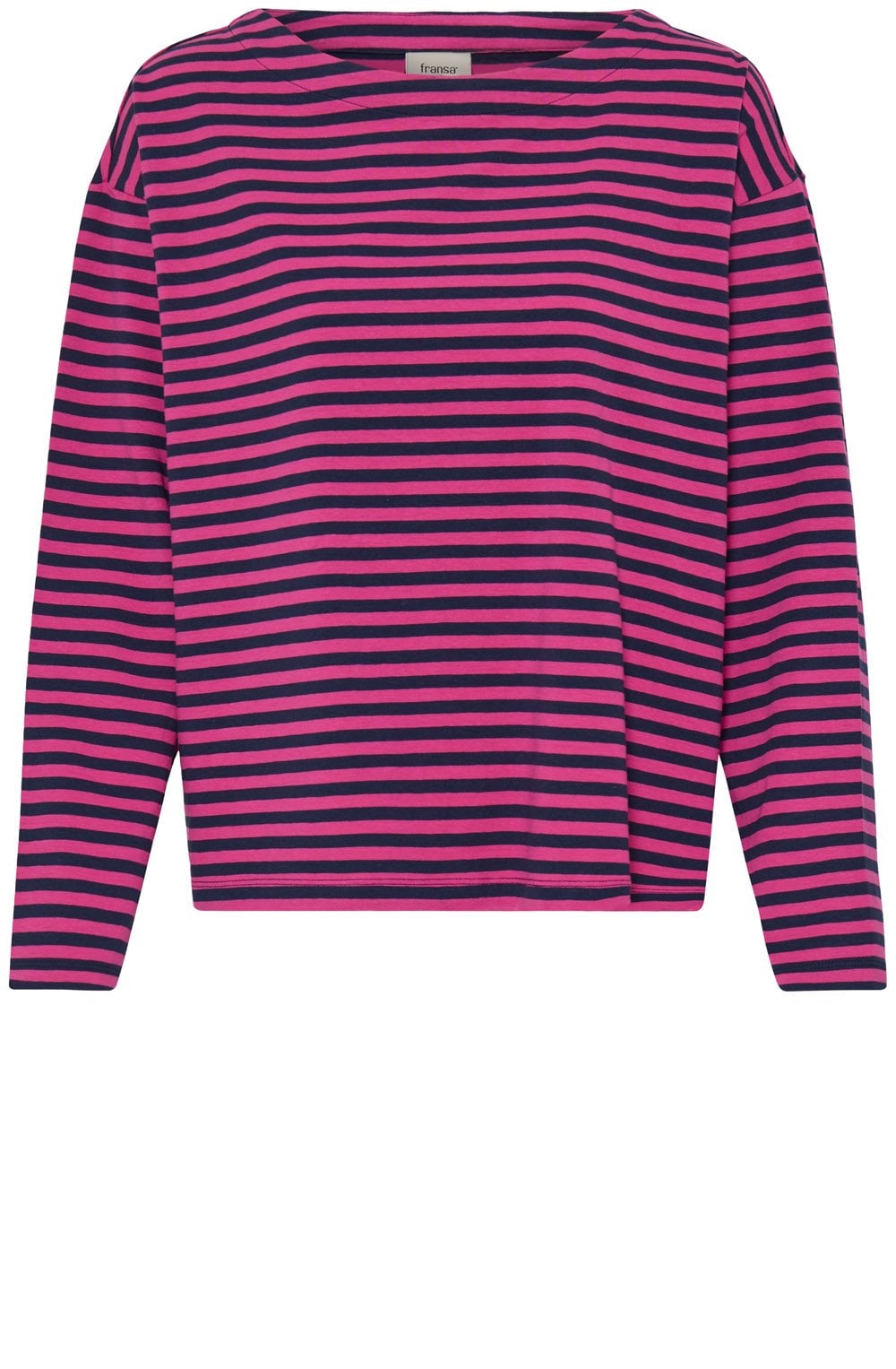 Very Berry and Navy Striped Siva Top