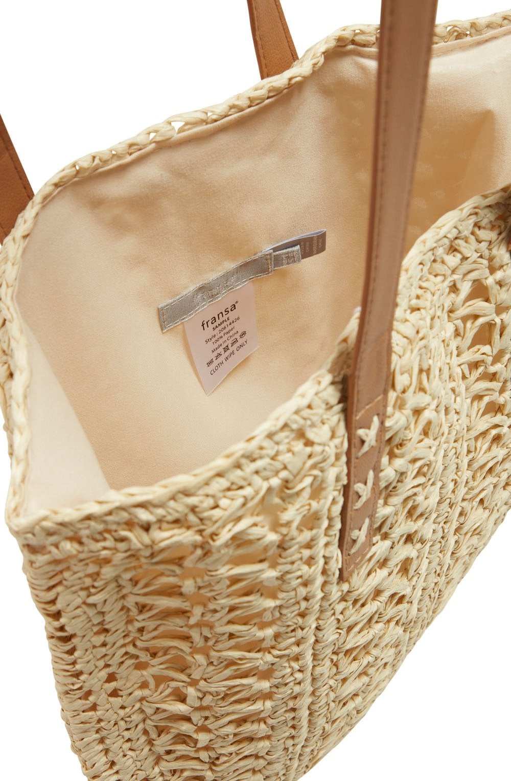 Warm Sand Straw Bag