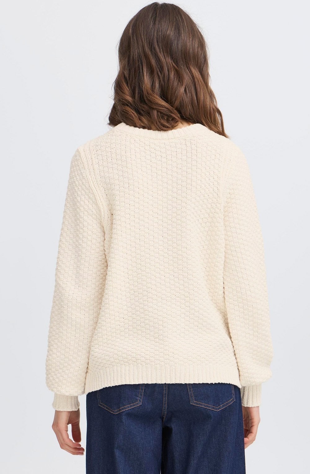 Whisper White Chunky Knit Jumper