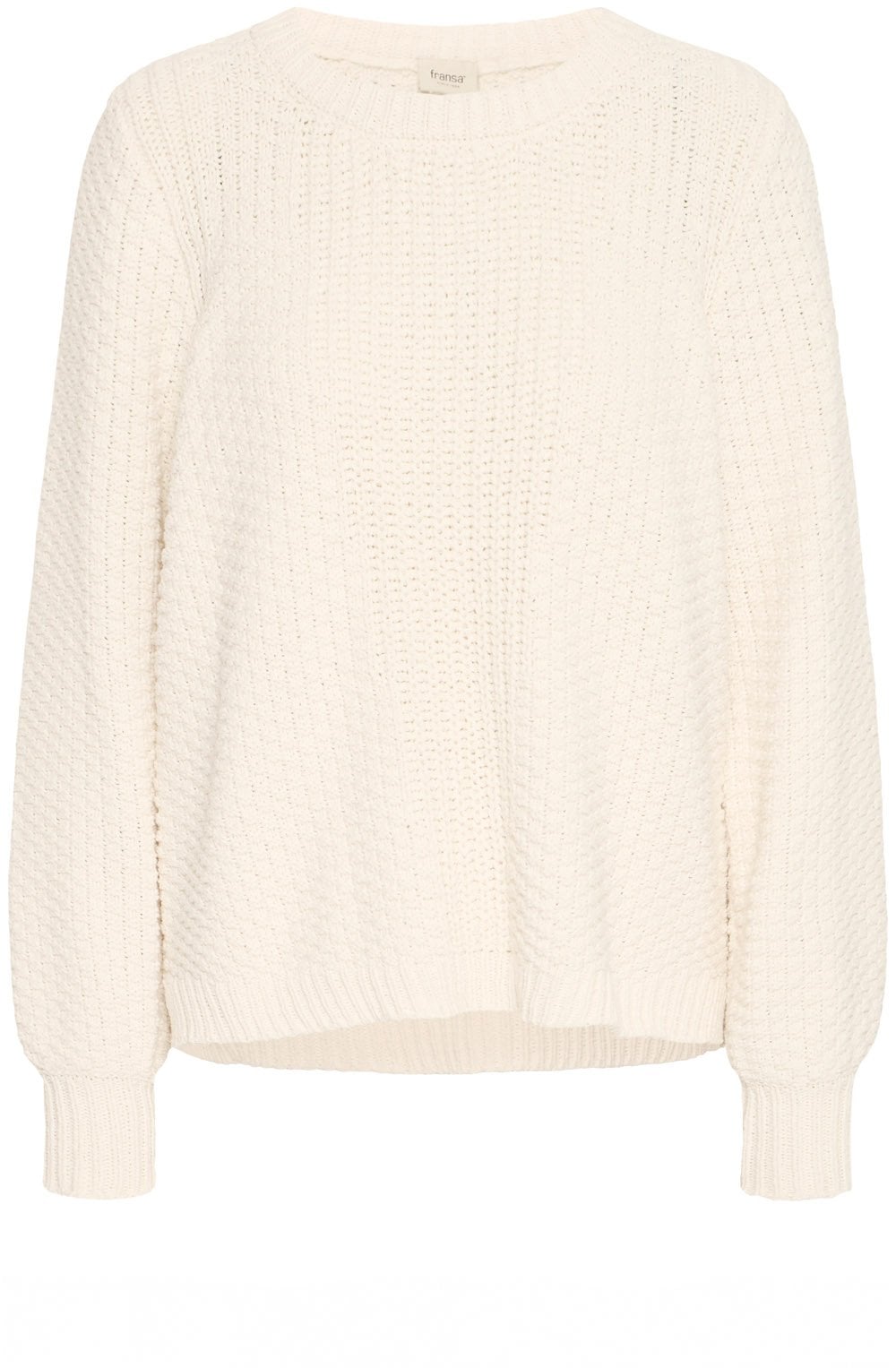 Whisper White Chunky Knit Jumper